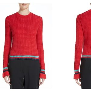 3.1 Phillip Lim Stripe Trim Sweater